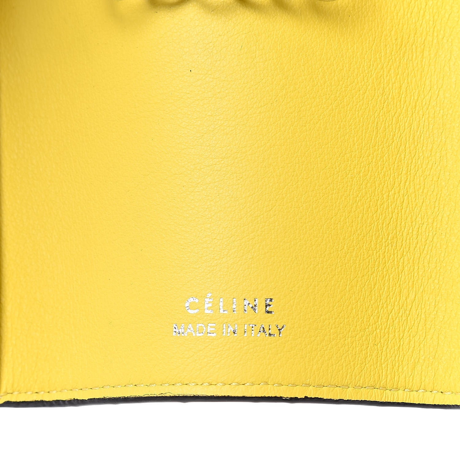 Celine Drummed Calfskin Key Case Souris 8 of 8
