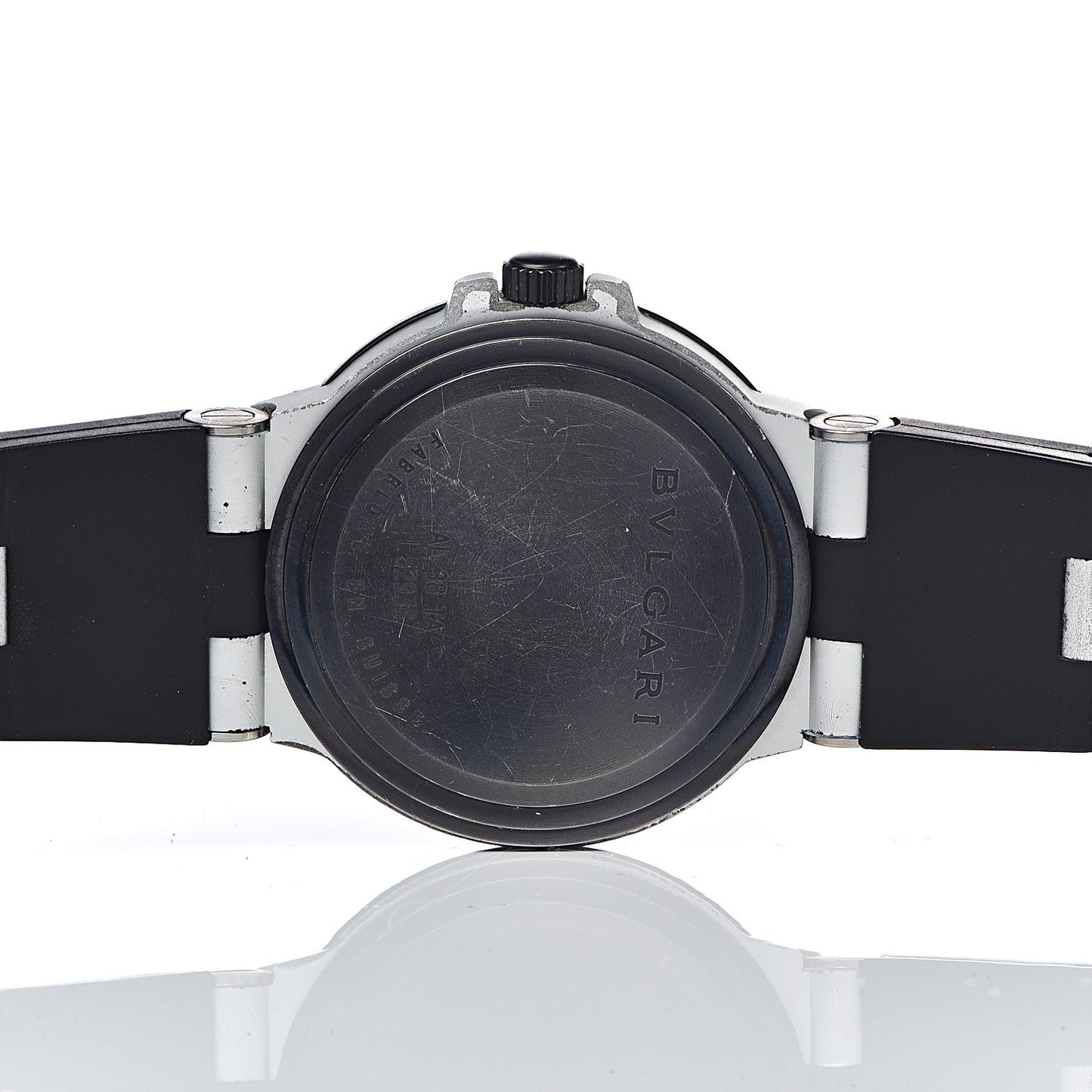 Aluminum Rubber 38mm Diagono Quartz Watch