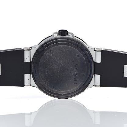 Bulgari Aluminum Rubber 38mm Diagono Quartz Watch 5 of 7