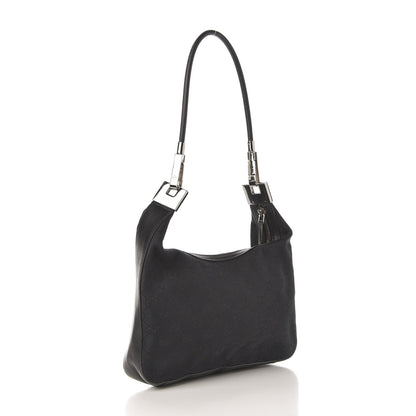 Gucci Monogram GG Small Clasp Hobo Black 3 of 13