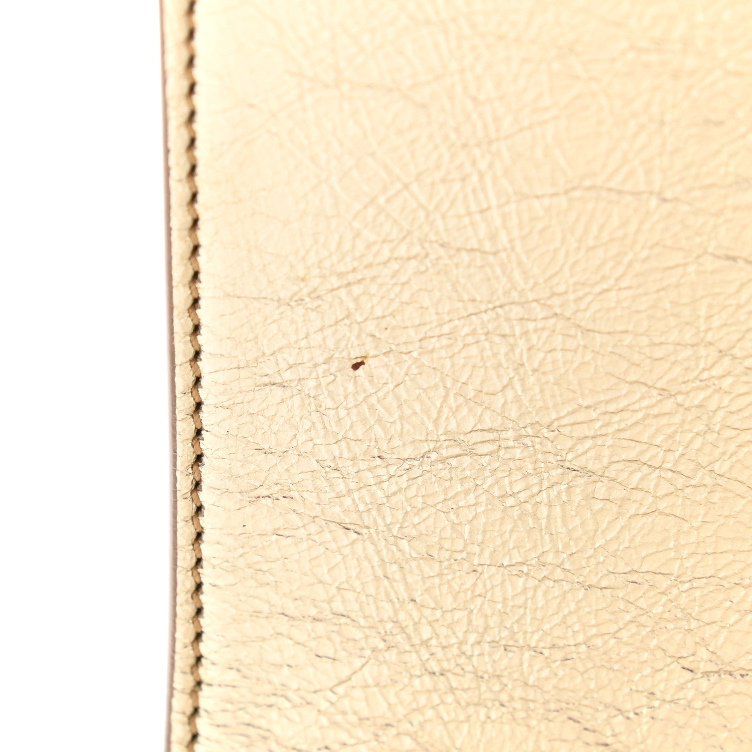 Saint Laurent Metallic Textured Calfskin Monogram Large Belle De Jour Clutch Gold 9 of 9