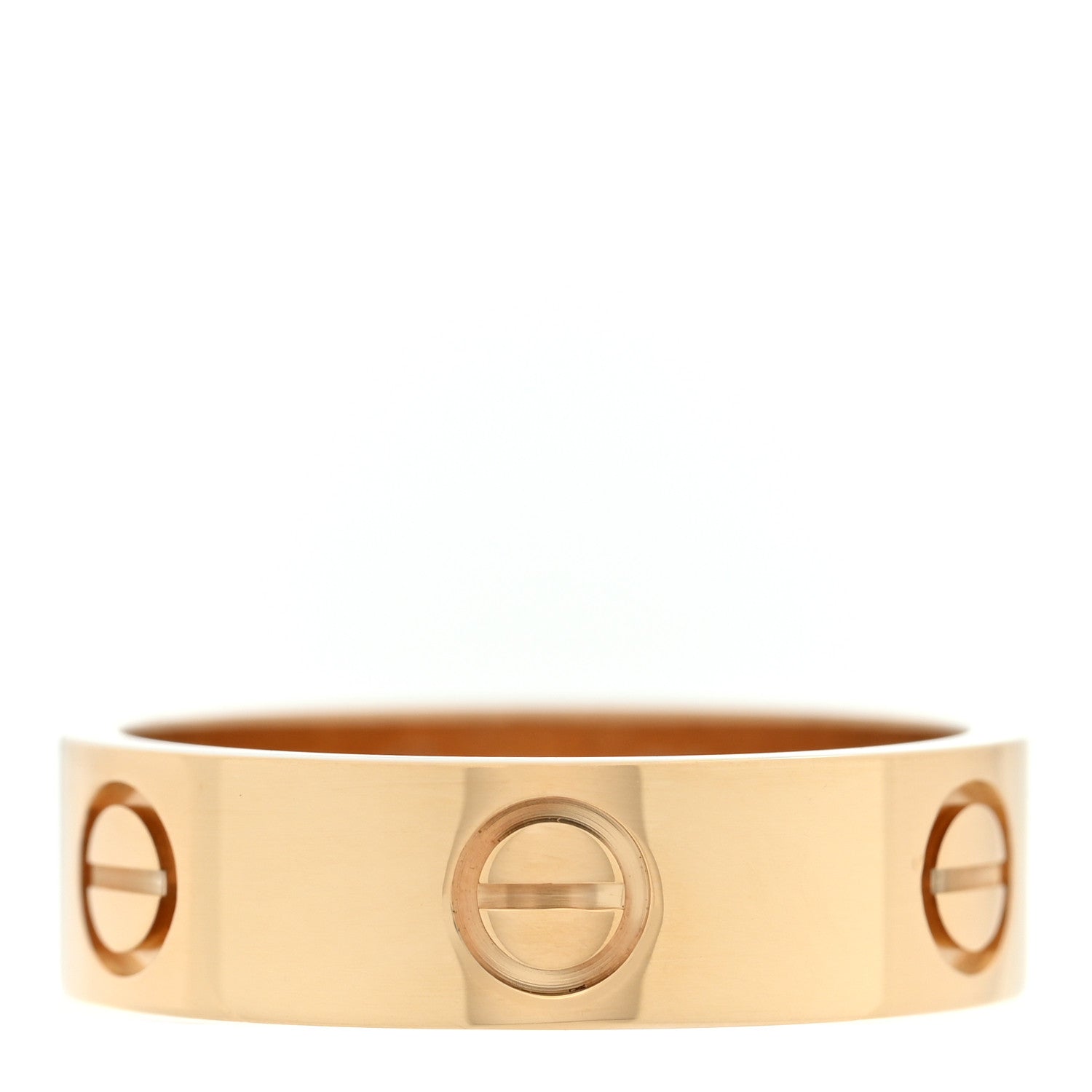 Cartier 18K Yellow Gold 5.5mm LOVE Ring 55 7.25 1 of 5