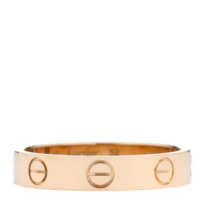 Cartier 18K Yellow Gold 3.5mm LOVE Wedding Band Ring 52 6 1 of 5