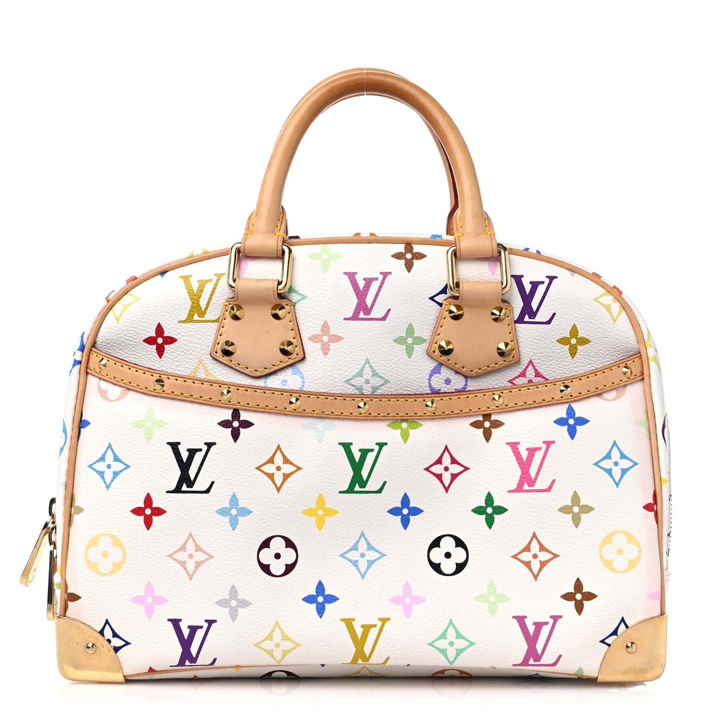 Monogram Multicolor Trouville White