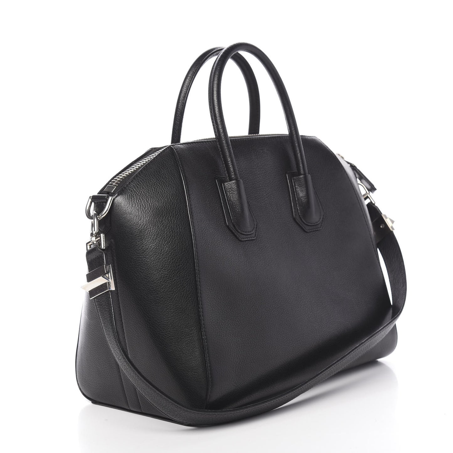 Sugar Goatskin Medium Antigona Black