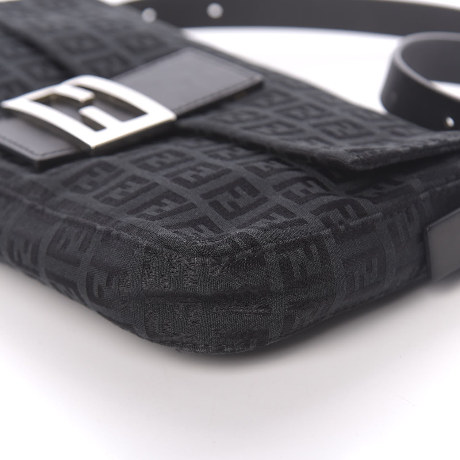 Fendi Zucchino Baguette Black 8 of 10