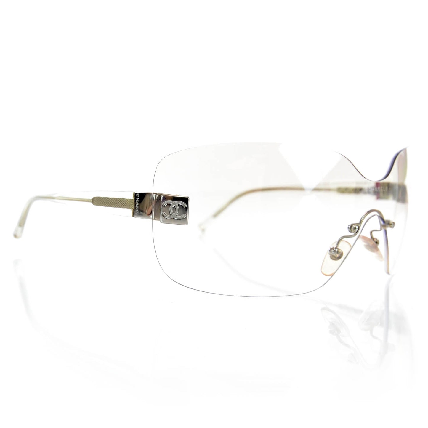 CC Logo Sunglasses Clear 4029