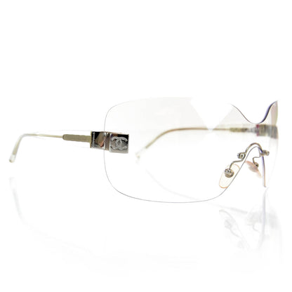Chanel CC Logo Sunglasses Clear 4029 1 of 6
