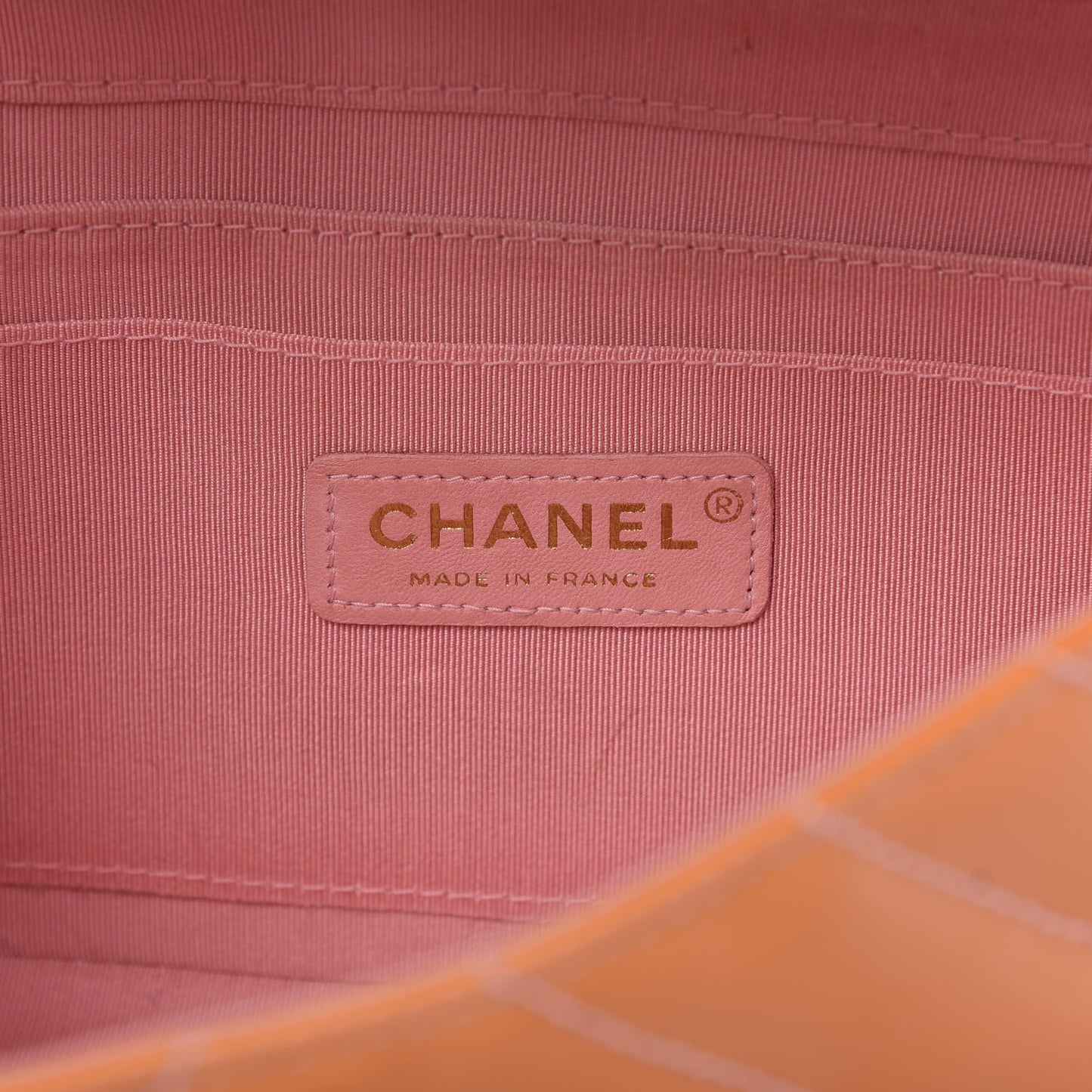 Patent Small Single Flap Orange