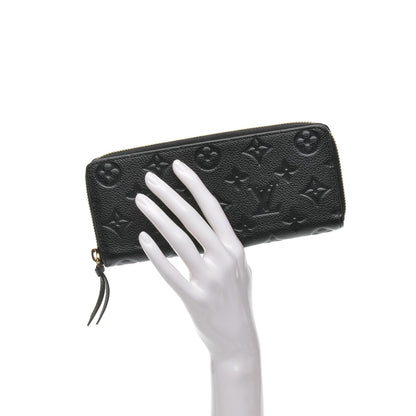 Louis Vuitton Empreinte Clemence Wallet Black 2 of 7