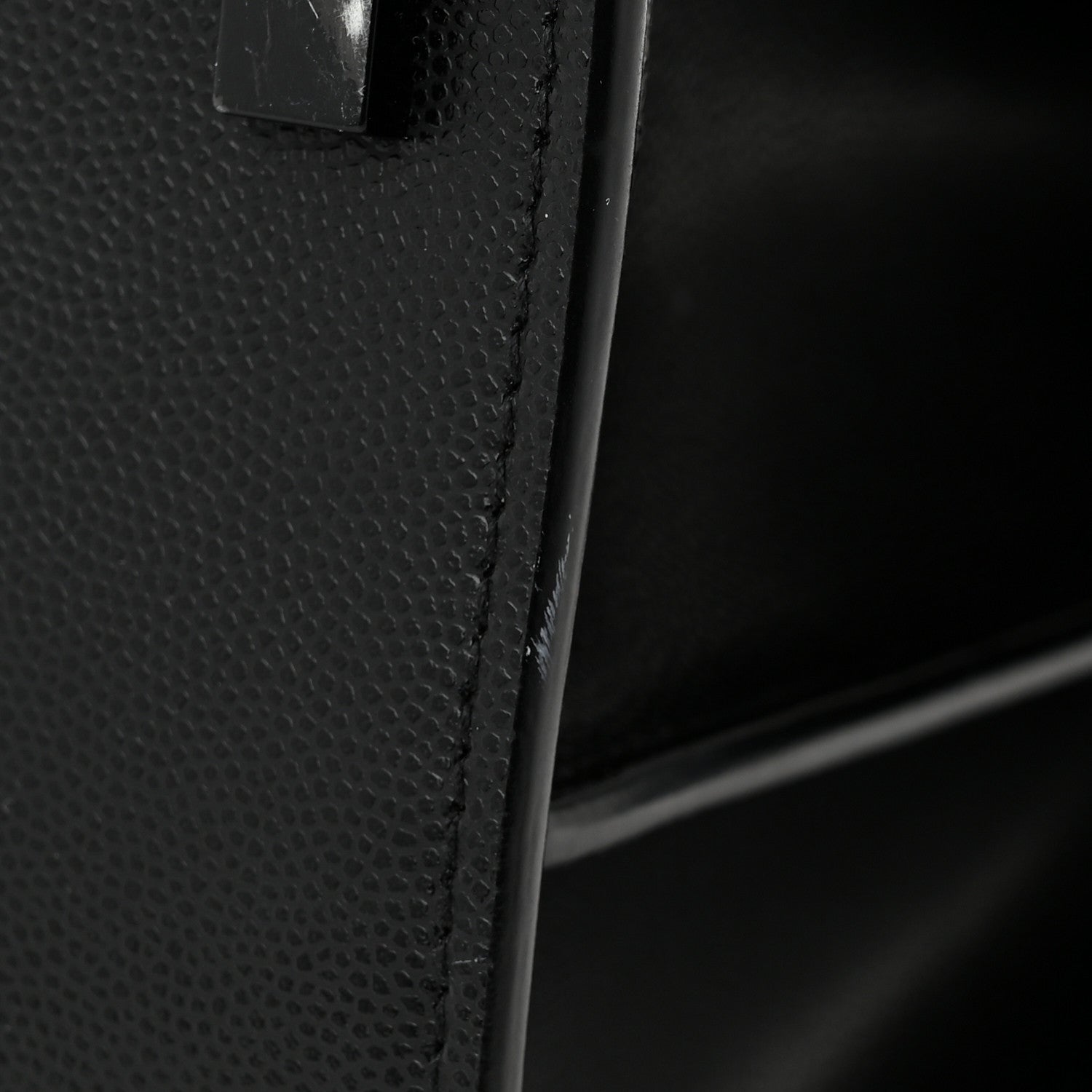 Saint Laurent Grain De Poudre Medium Uptown Tote Black 12 of 13
