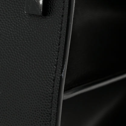Saint Laurent Grain De Poudre Medium Uptown Tote Black 12 of 13