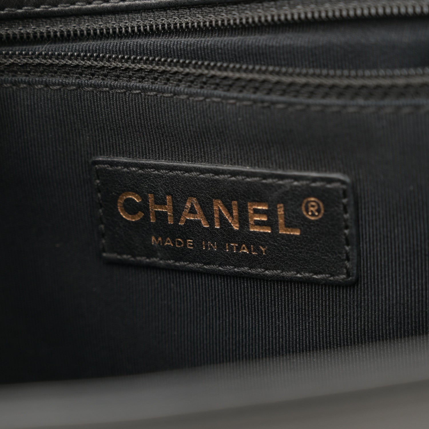 Chanel Glazed Calfskin Large Boy Flap Black 6 of 15