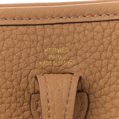 Hermes Taurillon Clemence Evelyne TPM Biscuit 6 of 11