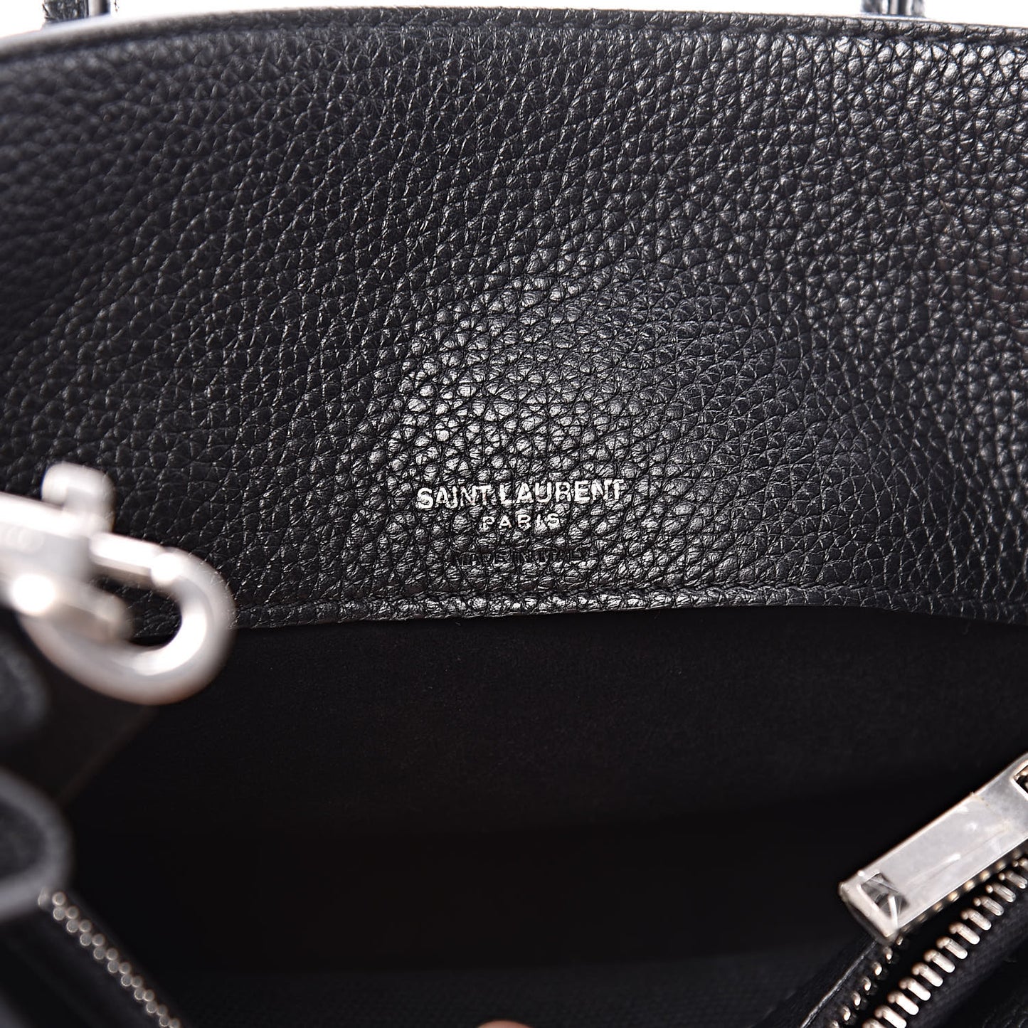 Grained Calfskin Baby Sac De Jour Souple Black