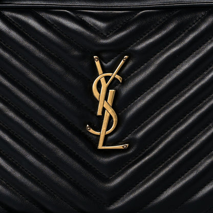 Saint Laurent Calfskin Matelasse Monogram Lou Camera Bag Black 14 of 21