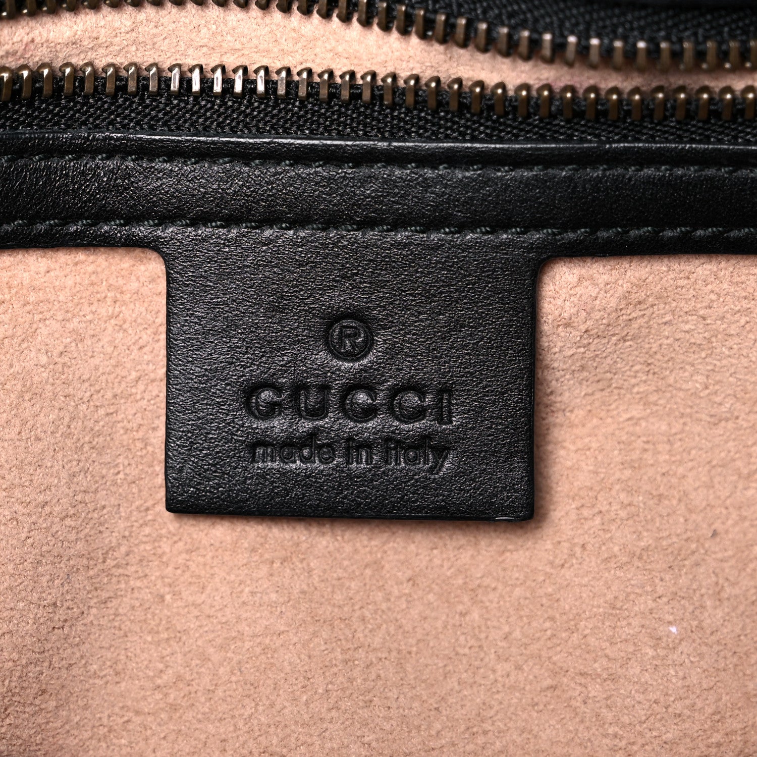 Gucci Calfskin Matelasse Small GG Marmont Shoulder Bag Black 5 of 18