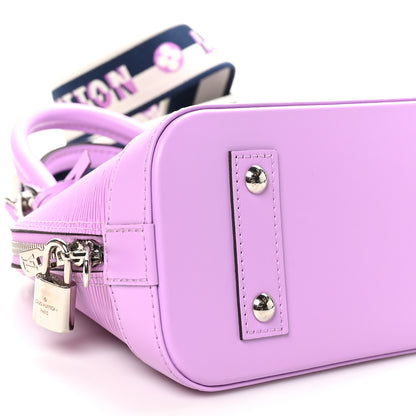 Louis Vuitton Epi Jacquard Alma BB Lilac 8 of 10