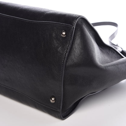 Prada Glace Calf Twin Pocket Tote Black 10 of 12
