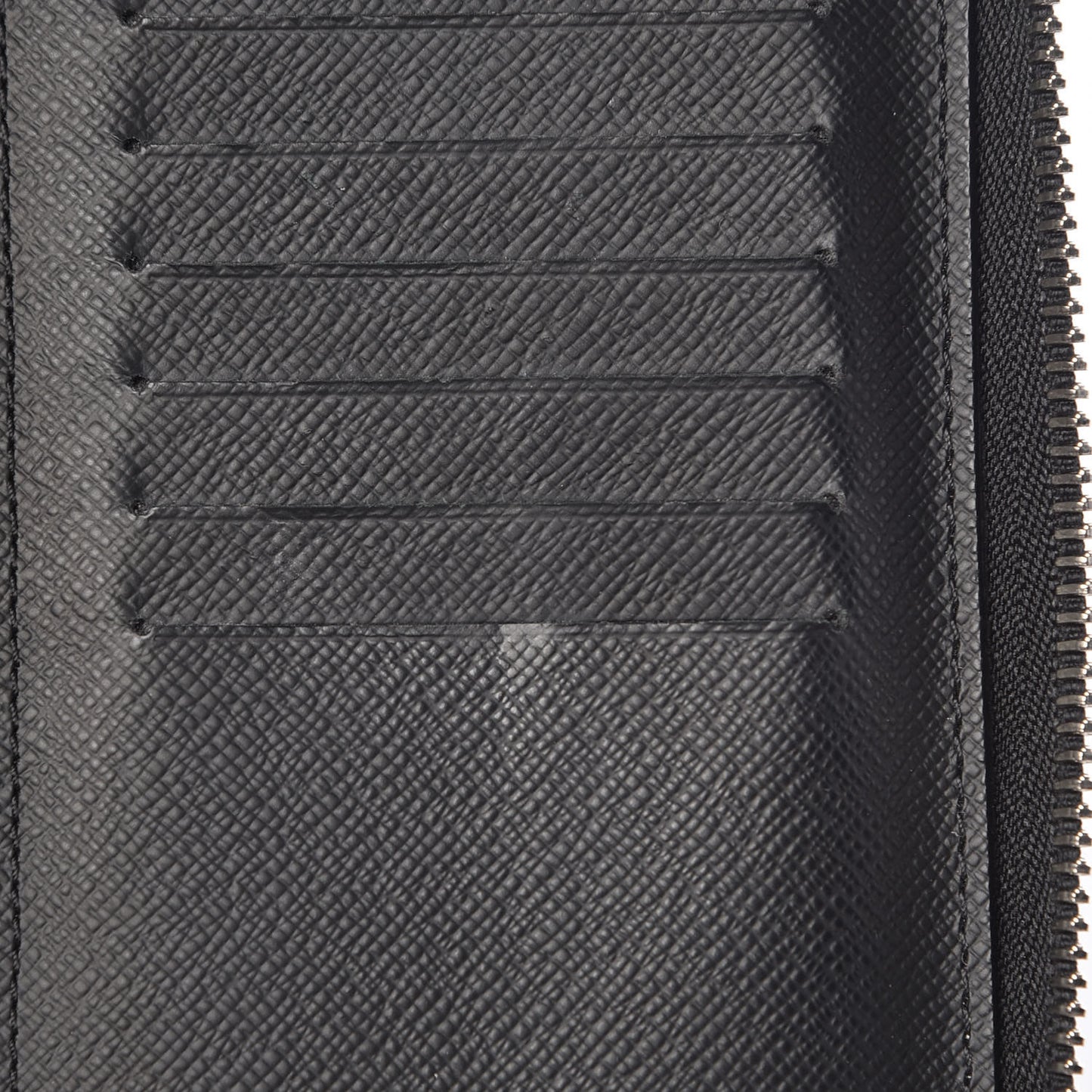 Epi Zippy Vertical Wallet Black