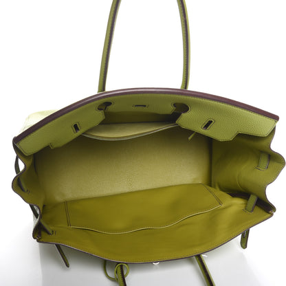 Hermes Togo Birkin 35 Vert Anis 8 of 28