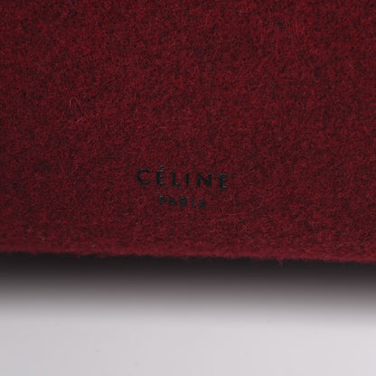 Celine Felt Smooth Calfskin Mini Belt Bag Red 7 of 17