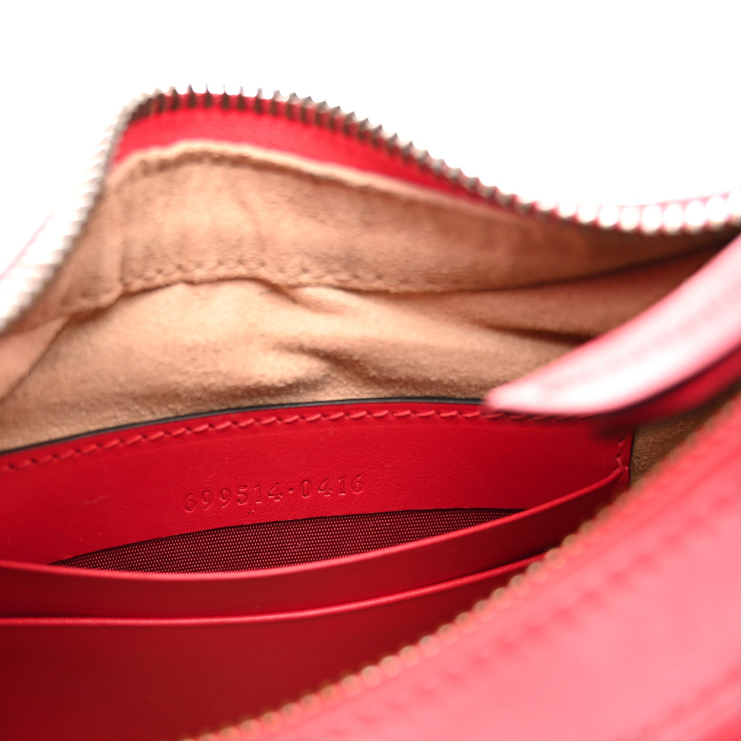 Gucci Calfskin Matelasse Chevron Mini GG Marmont Half Moon Hobo Rosso 7 of 12