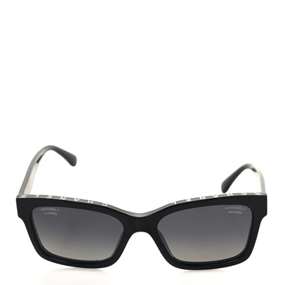 Chanel Acetate Square Sunglasses 5417 Black 2 of 8