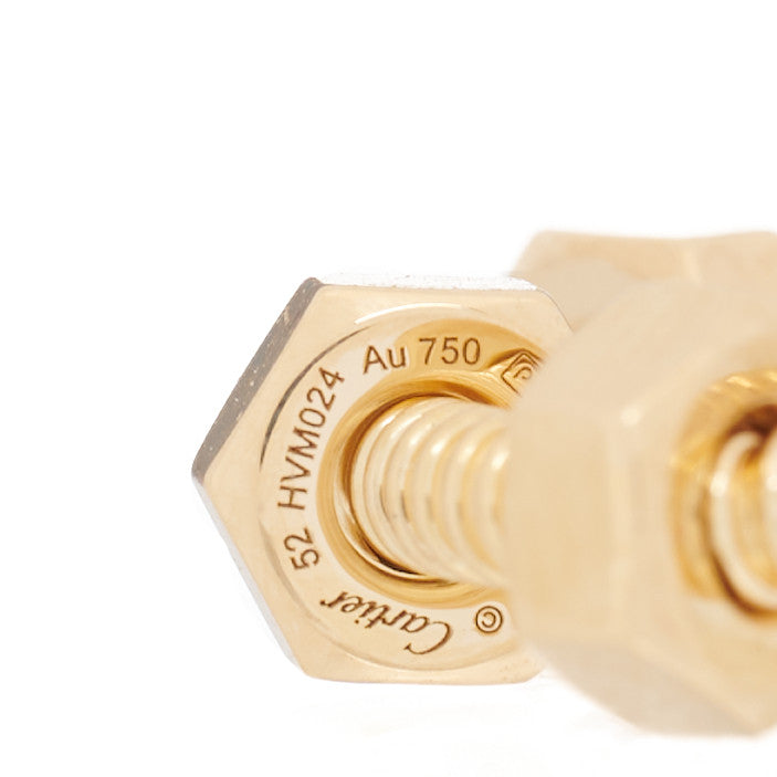 18K Yellow Gold Ecrou De Cartier Ring 52 6