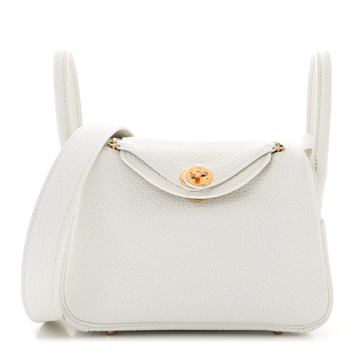 Taurillon Clemence Mini Lindy 20 New White