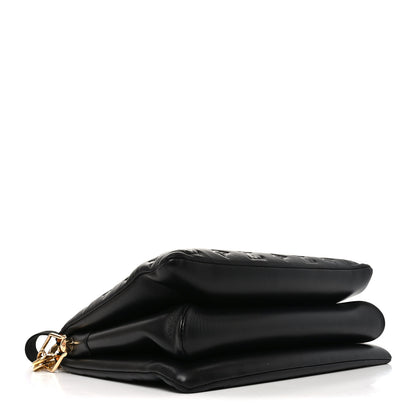 Louis Vuitton Lambskin Embossed Monogram Coussin MM Black 7 of 16