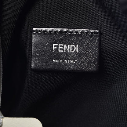 Fendi Nylon Vitello Drawstring Backpack Black 6 of 7