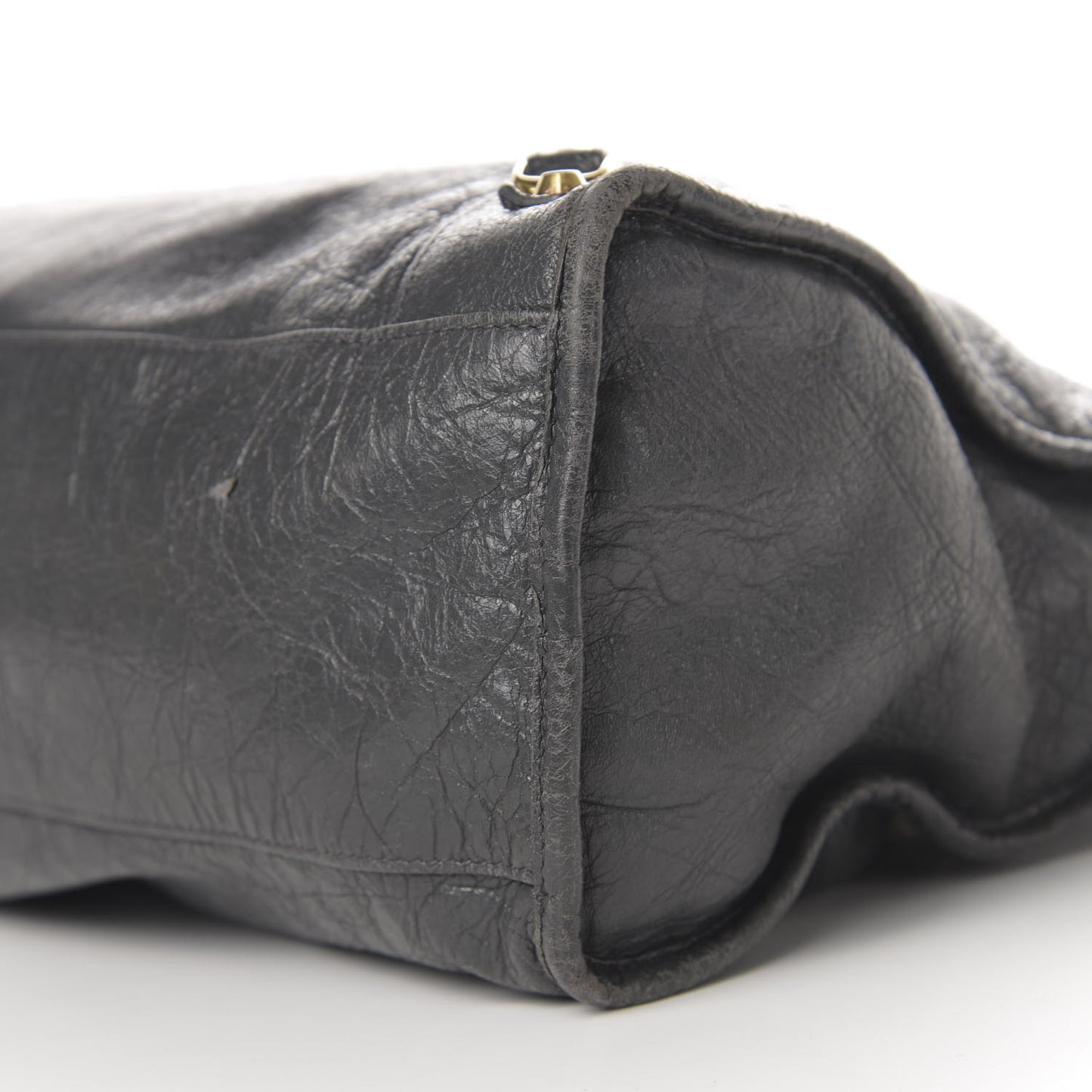 Agneau Classic Gold Hardware City Gris Fossile Anthracite