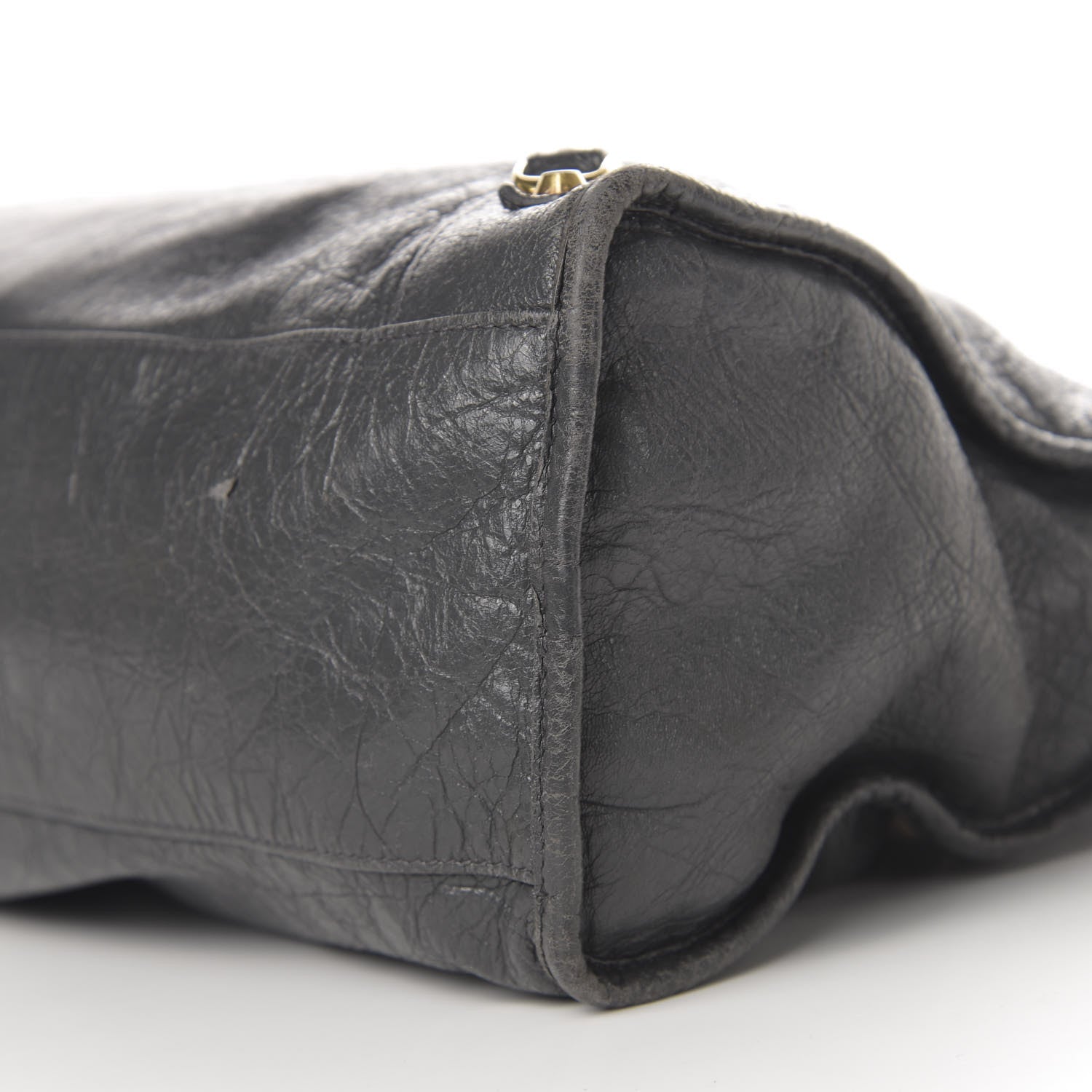 Balenciaga Agneau Classic Gold Hardware City Gris Fossile Anthracite 10 of 12