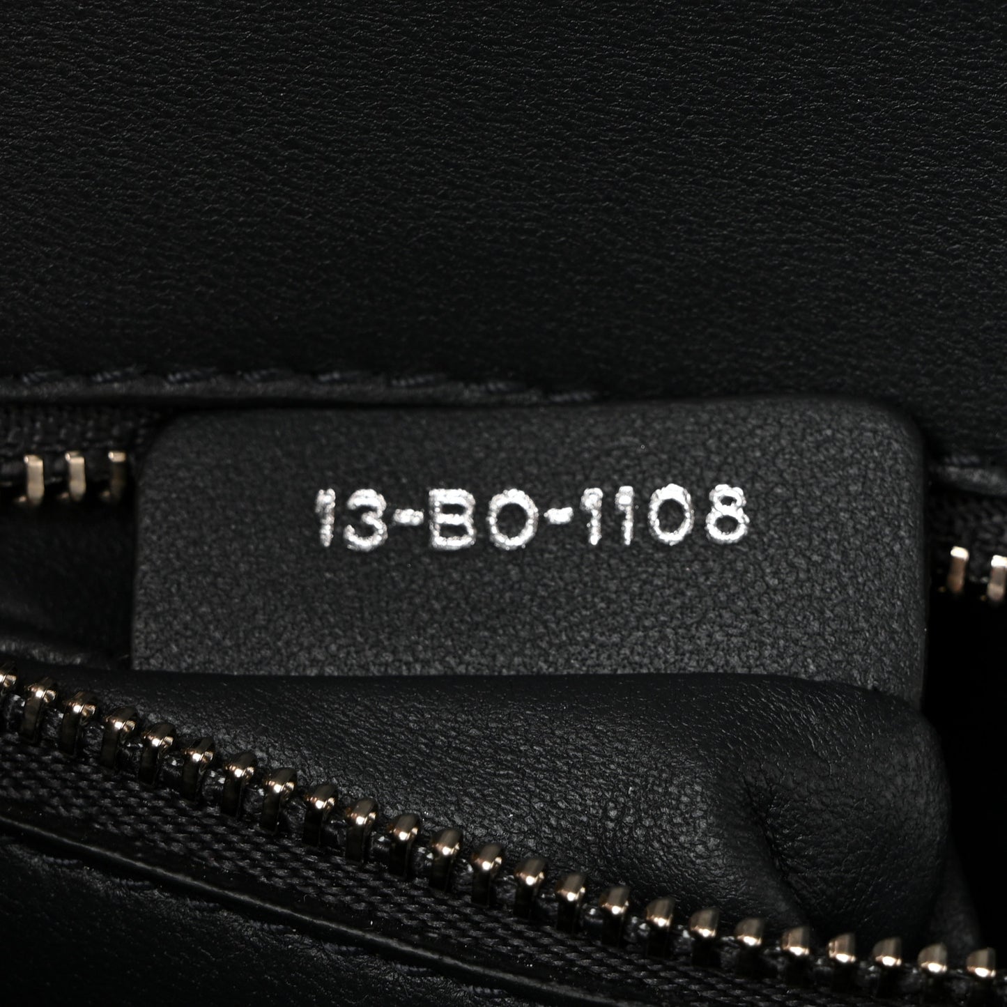 Metallic Patent Micro-Cannage Small Diorama Flap Bag Silver