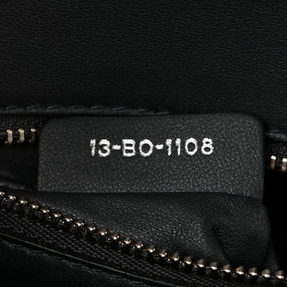 Christian Dior Metallic Patent Micro-Cannage Small Diorama Flap Bag Silver 7 of 11