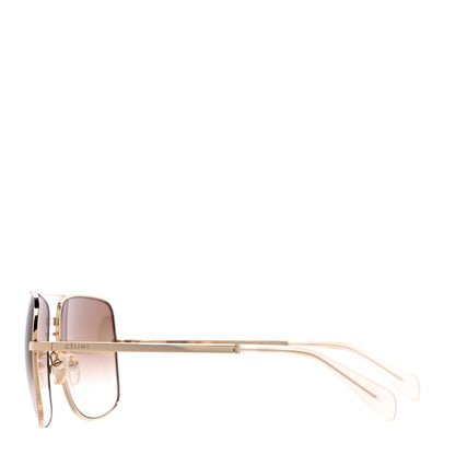 Celine Metal Sunglasses CL 41808/S Gold 2 of 6
