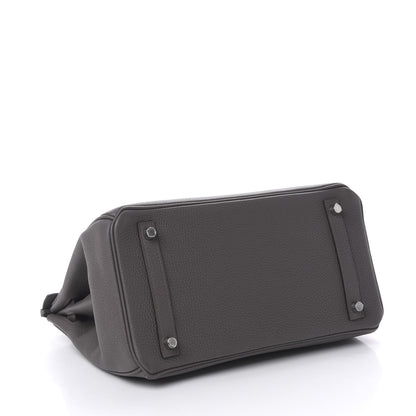 Hermes Togo Birkin 30 Etain 3 of 8