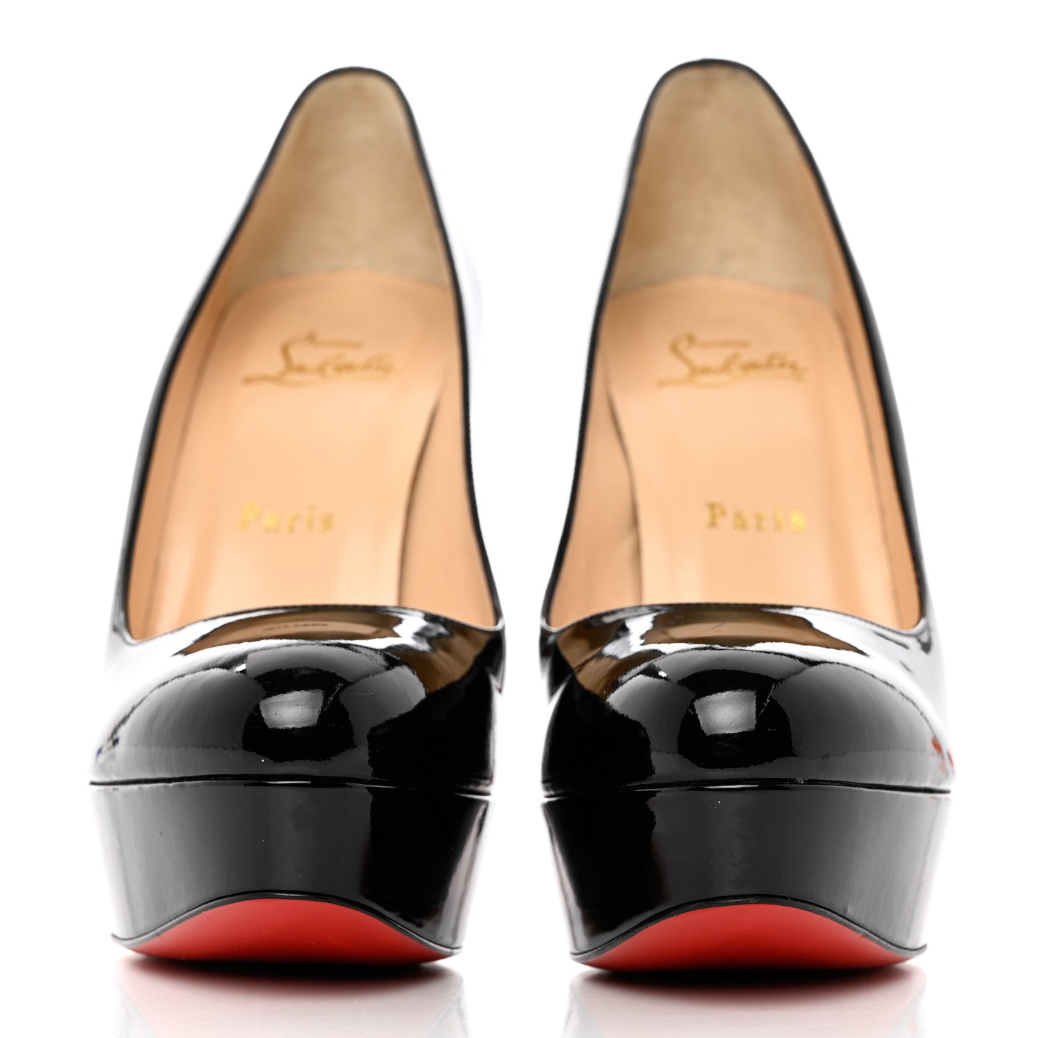 Christian Louboutin Patent Bianca Pumps Black 38 2 of 12