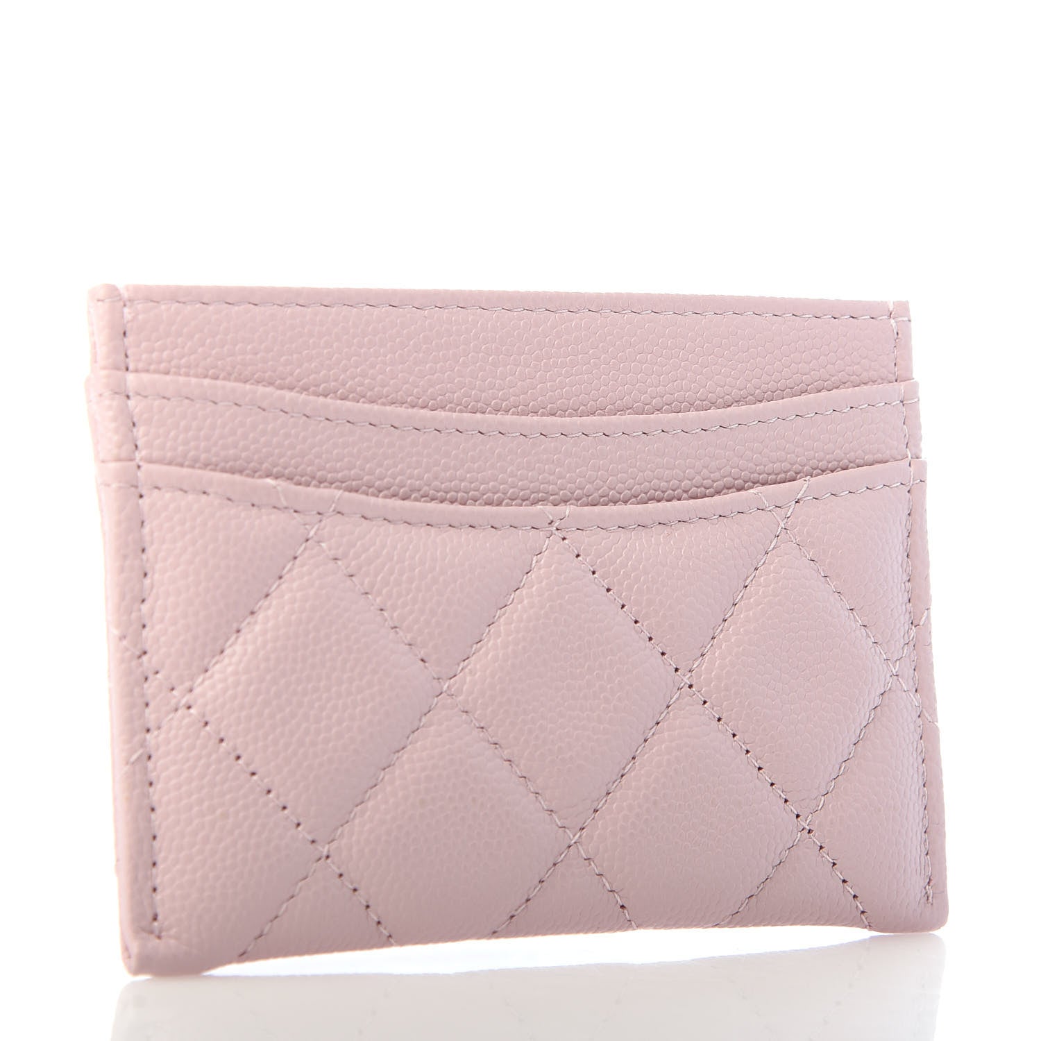 Chanel Caviar Quilted Card Holder Light Pink 3 of 8