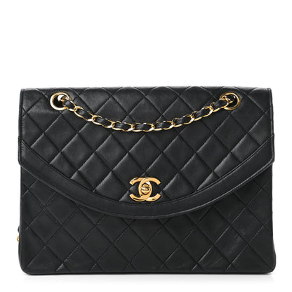 Chanel Lambskin Quilted Small Single Flap Black 1 of 11