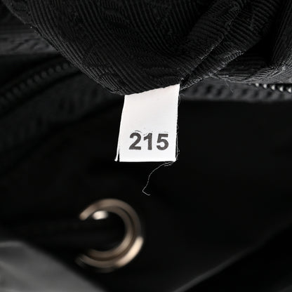 Prada Tessuto Nylon Saffiano Small Backpack Black 7 of 10