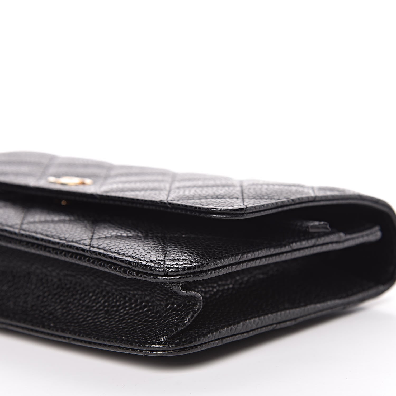 Chanel Caviar Quilted Wallet On Chain WOC Black 6 of 12