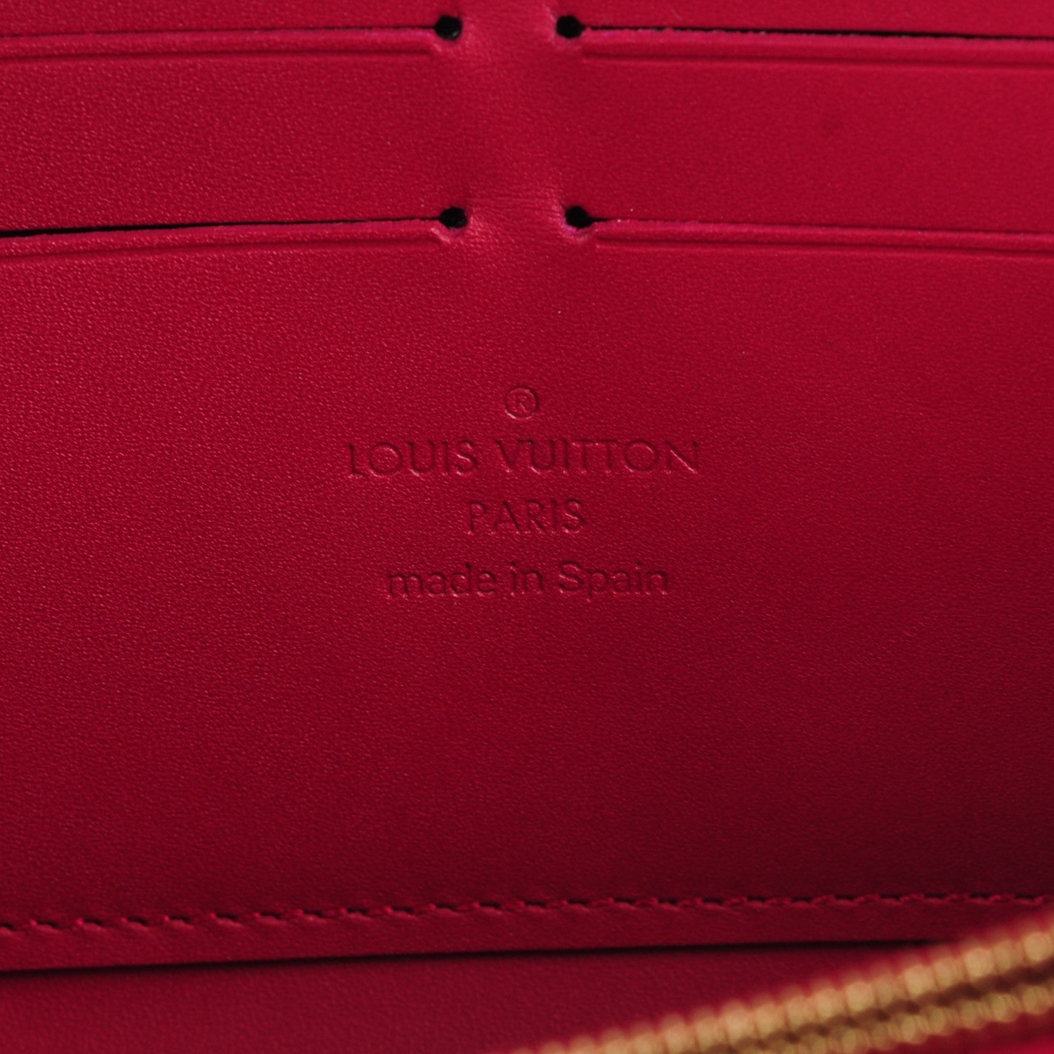 Louis Vuitton Vernis Zippy Wallet Rose Indien 7 of 8