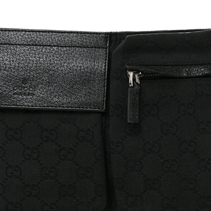 Gucci GG Monogram Double Pocket Belt Bag Black 10 of 14