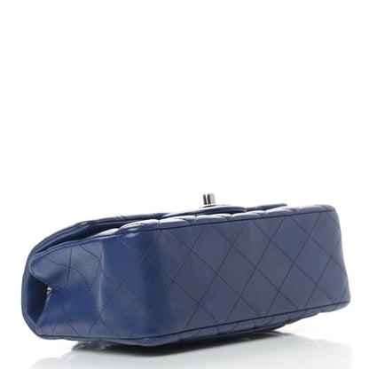 Chanel Lambskin Quilted Mini Rectangular Flap Dark Blue 4 of 11