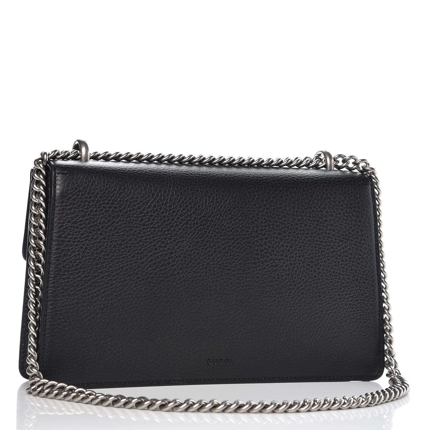 Gucci Pebbled Calfskin Small Dionysus Shoulder Bag Black 3 of 11