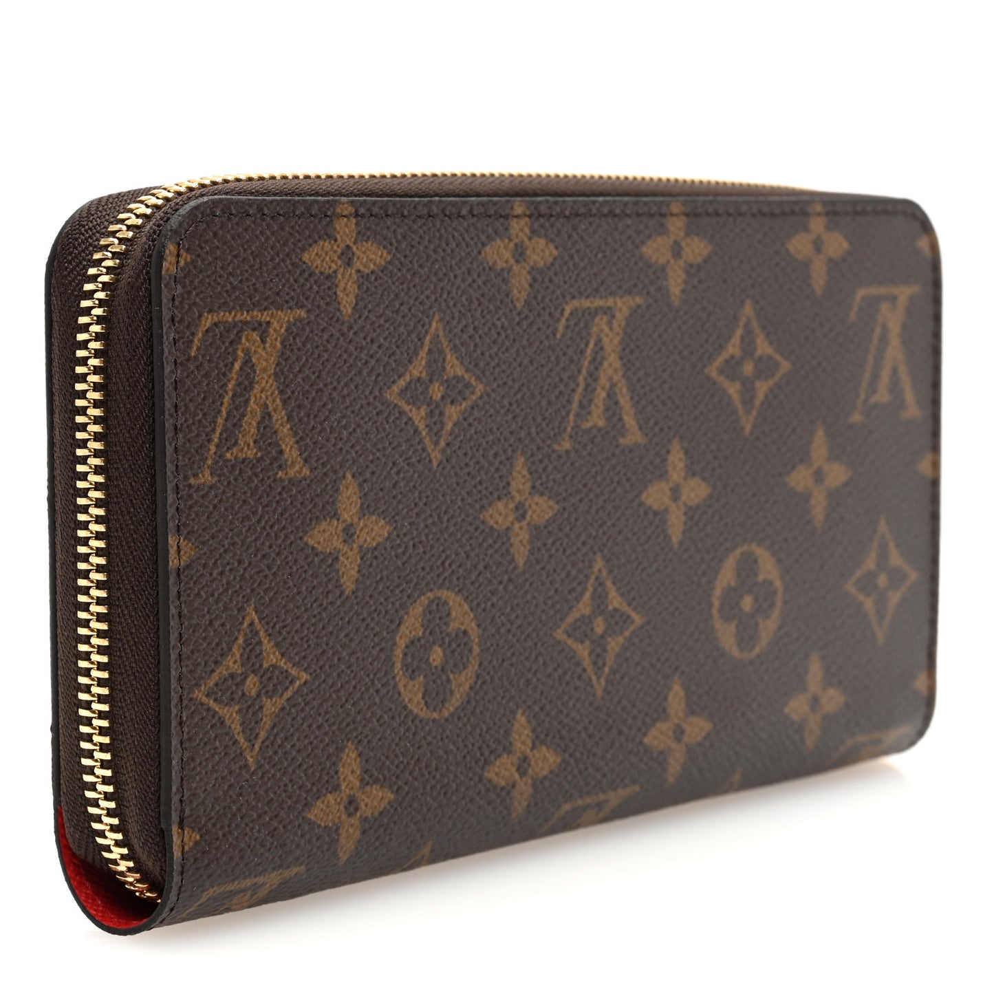Monogram Zippy Wallet Coquelicot