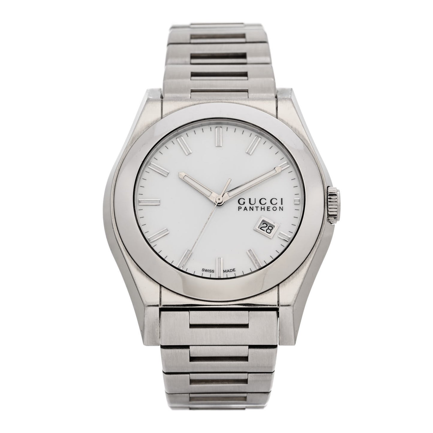 Stainless Steel 44mm Pantheon Quartz Watch