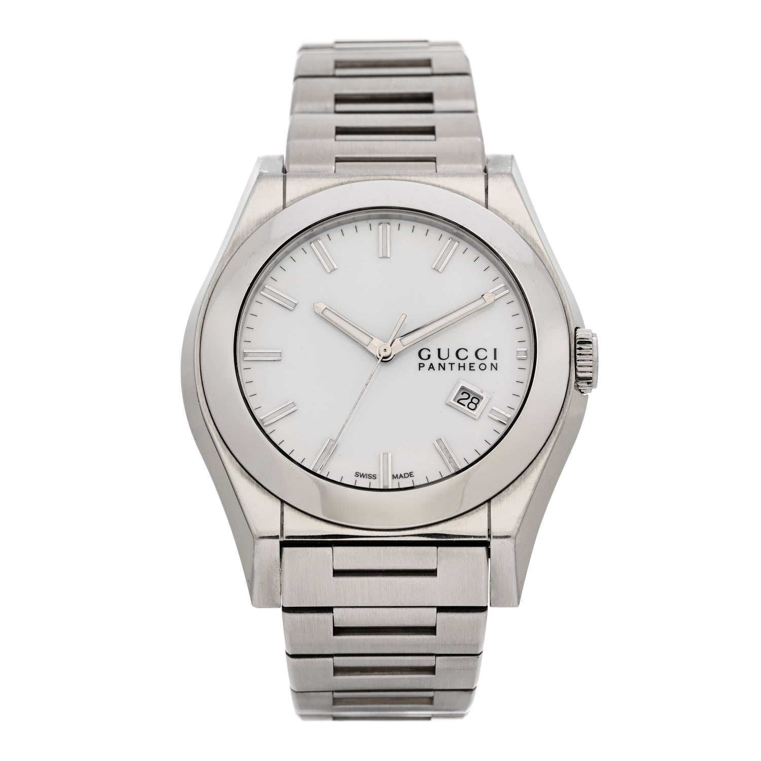 Gucci Stainless Steel 44mm Pantheon Quartz Watch 1 of 5